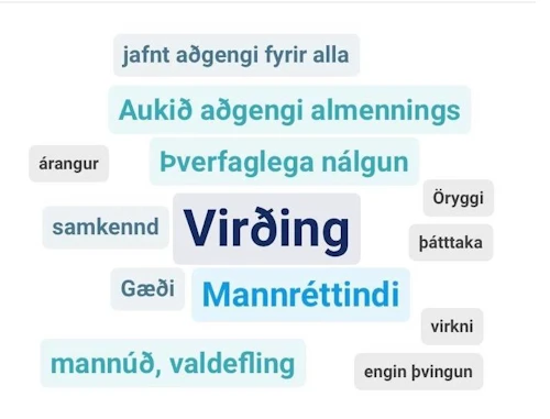 Helstu gildi geðheilbrigðismála að mati gesta geðheilbrigðisþings 2020