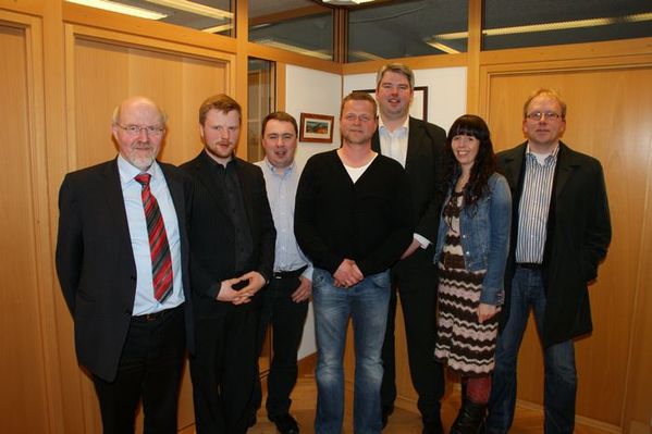 Stjórn Landss sauðfjárbænda ásamt-JB-og-Gunnfr.-mai-2011