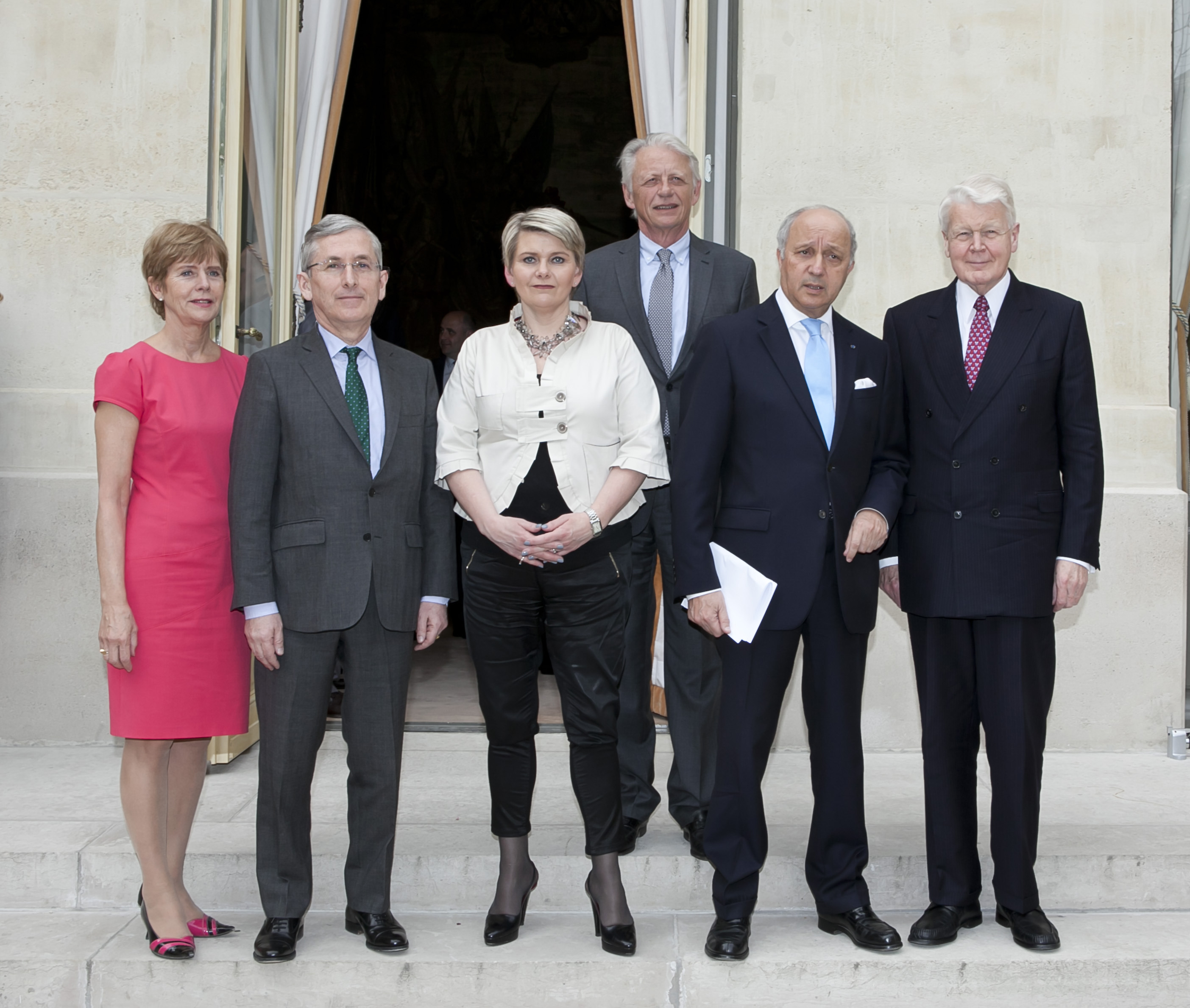 Að loknum fundi með Laurent Fabius