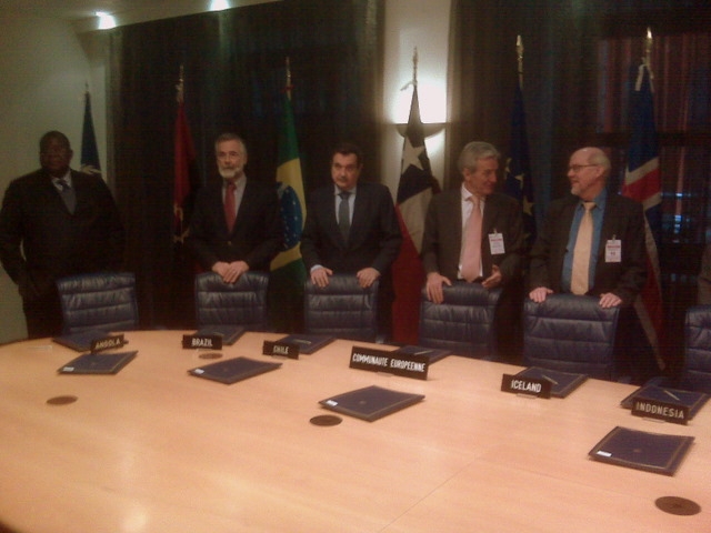 Jón Bjarnason á FAO fundi í Róm 2009