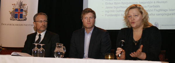 Í pallborði sátu þau Eiríkur Björn Björgvinsson, Ingi Þór Guðmundsson og Janne Sigurðsson. Í pallborði sátu þau Eiríkur Björn Björgvinsson, Ingi Þór Guðmundsson og Janne Sigurðsson.