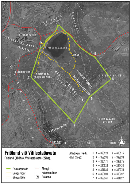 vifilsstadavatn Friðlýst svæði við Vífilsstaðavatn
